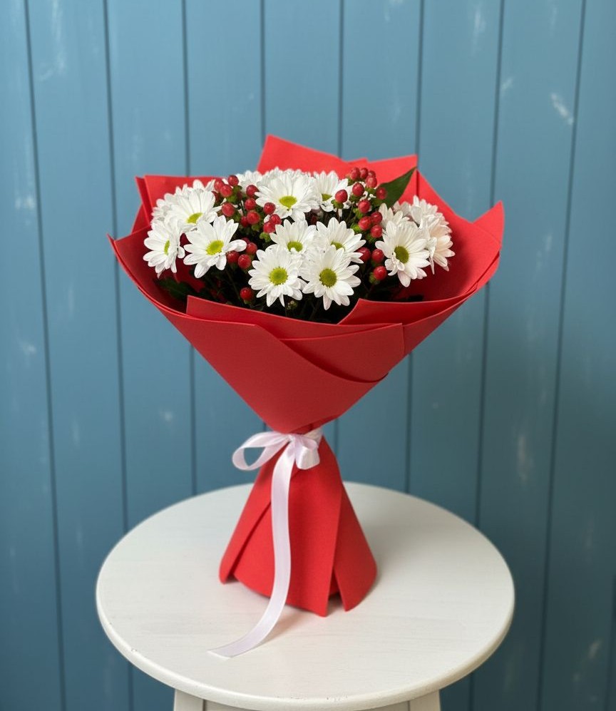 Букет цветов из: Хризантемы в Киреевске