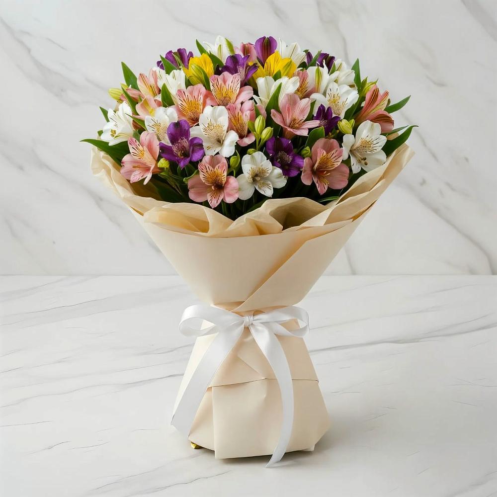 Букет цветов из: Альстромерии в Киреевске