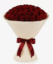 Букет 101 Бордовая роза Блэк Бакарра в Киреевске