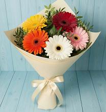 Букет цветов из:  Герберы в Киреевске