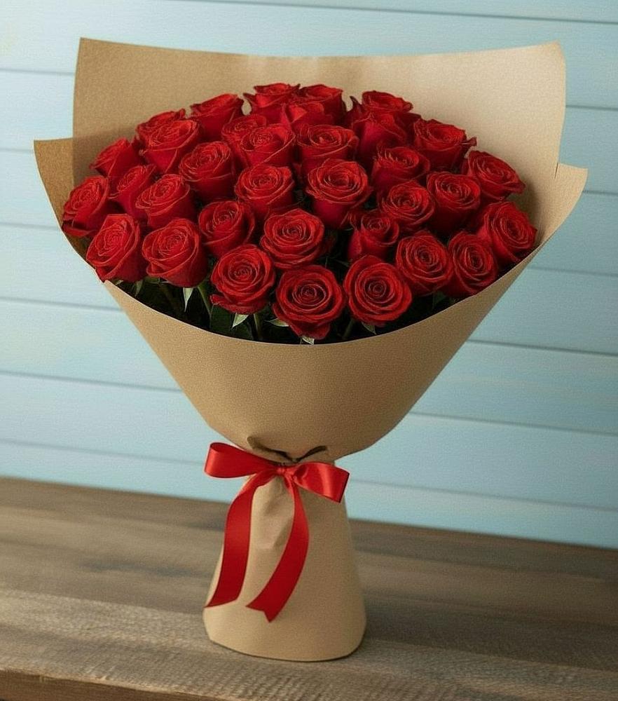 Букет Красные розы Милано в Киреевске