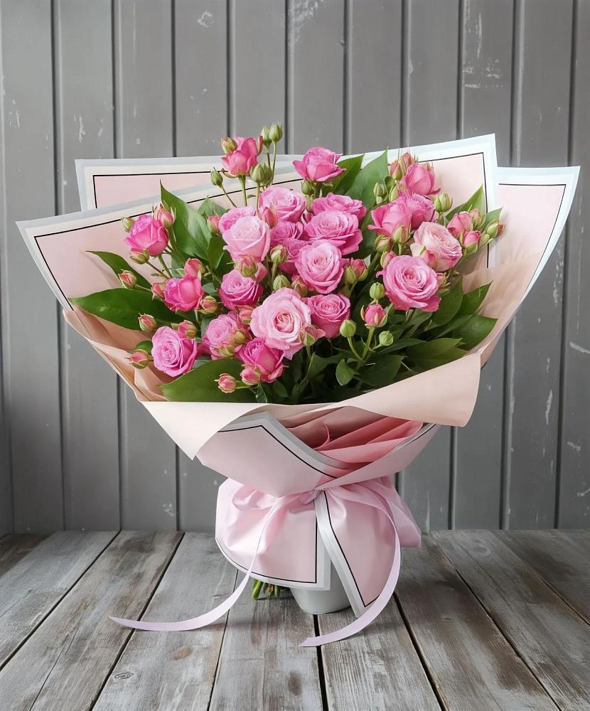 Букет Розовый кустик в Киреевске