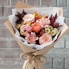 Букет цветов из:  Гвоздики, Хризантемы и Розы #REPLACE_PRED# Киреевске