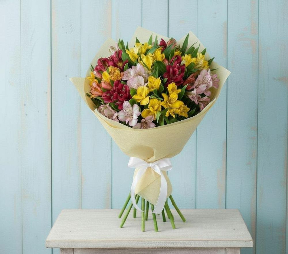 Букет цветов из: Альстромерии в Киреевске