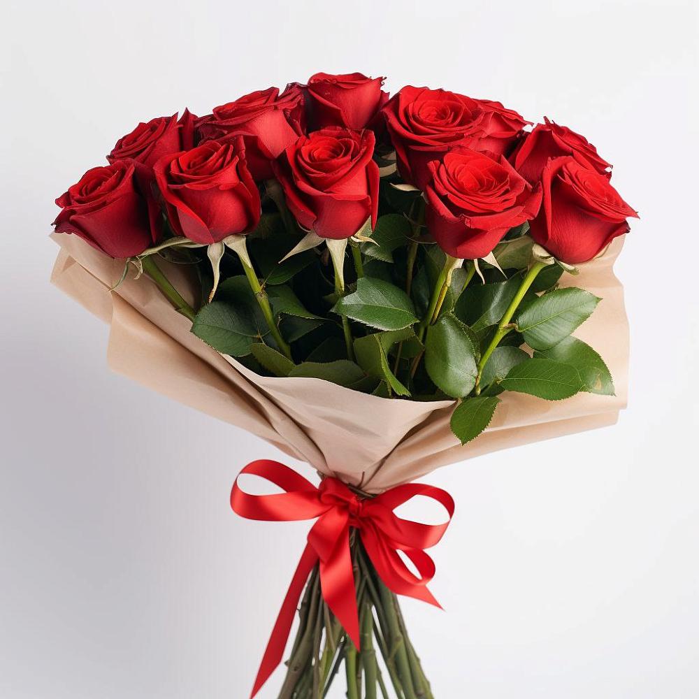 Букет 11 Красных роз Эдлесс Лав в Киреевске
