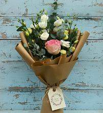 Букет цветов из:  Розы и Лизиантусы #REPLACE_PRED# Киреевске
